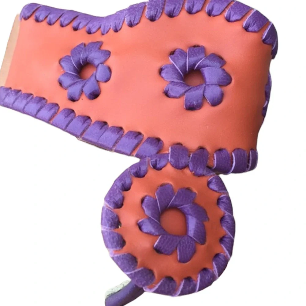 Jack Rogers Navajo Clemson Orange/Purple Sandal